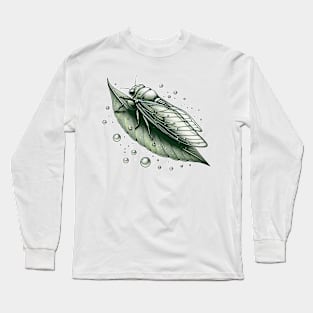 Green Cicada Long Sleeve T-Shirt